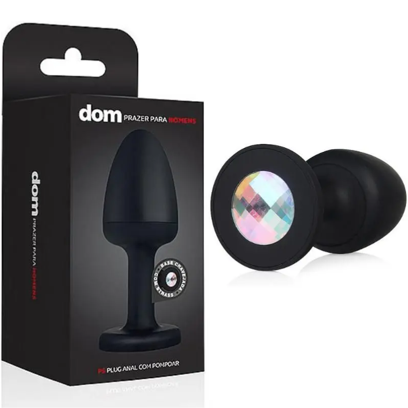 Plug Anal Brilhante e Sistema de Pompoar interno P5 Sexshop