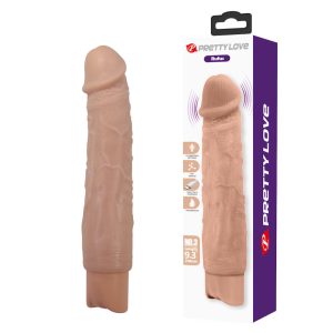 Pênis Realístico Recarregável Vibração - 23,8x4,6 PRETTYLOVE