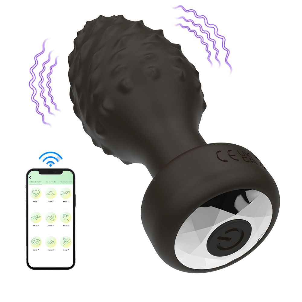 Plug Anal Silicone 10 Vibração e Controle Aplicativo YOUVIBE - Imagem 3