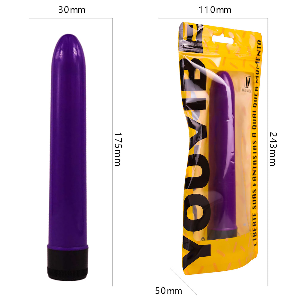 Vibrador Personal Liso 17,5 cm Multivelocidade YOUVIBE - Sex shop - Imagem 7