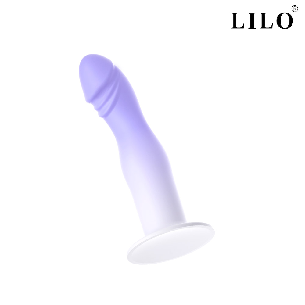 Dildo formato de Pênis em Silicone Líquido - 16x3,5cm Lilo - Imagem 3