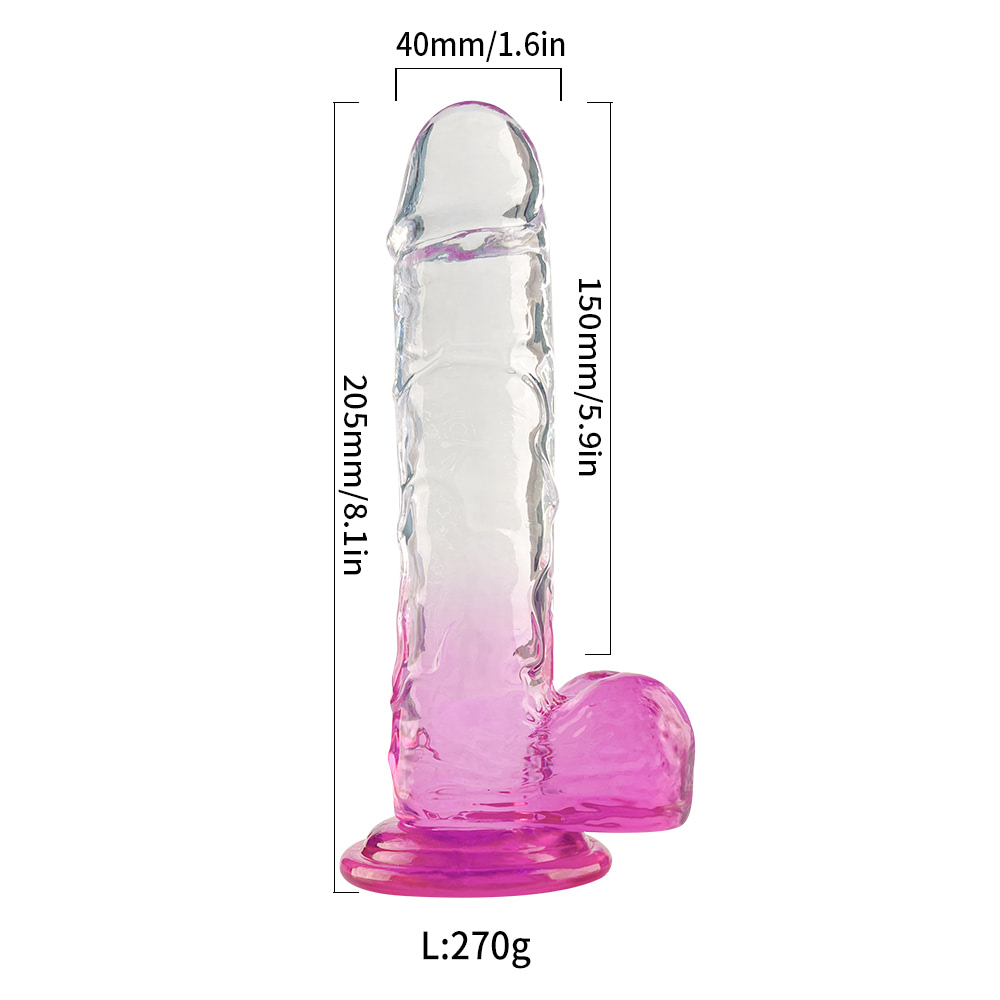 Pênis Realístico 20,5x4cm com Ventosa - YOUVIBE Cores - Imagem 2