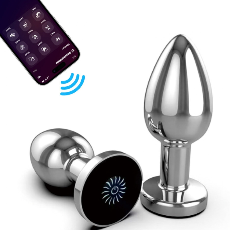 Plug Anal Cromado Vibração e Controle Aplicativo - YOUVIBE - Imagem 3