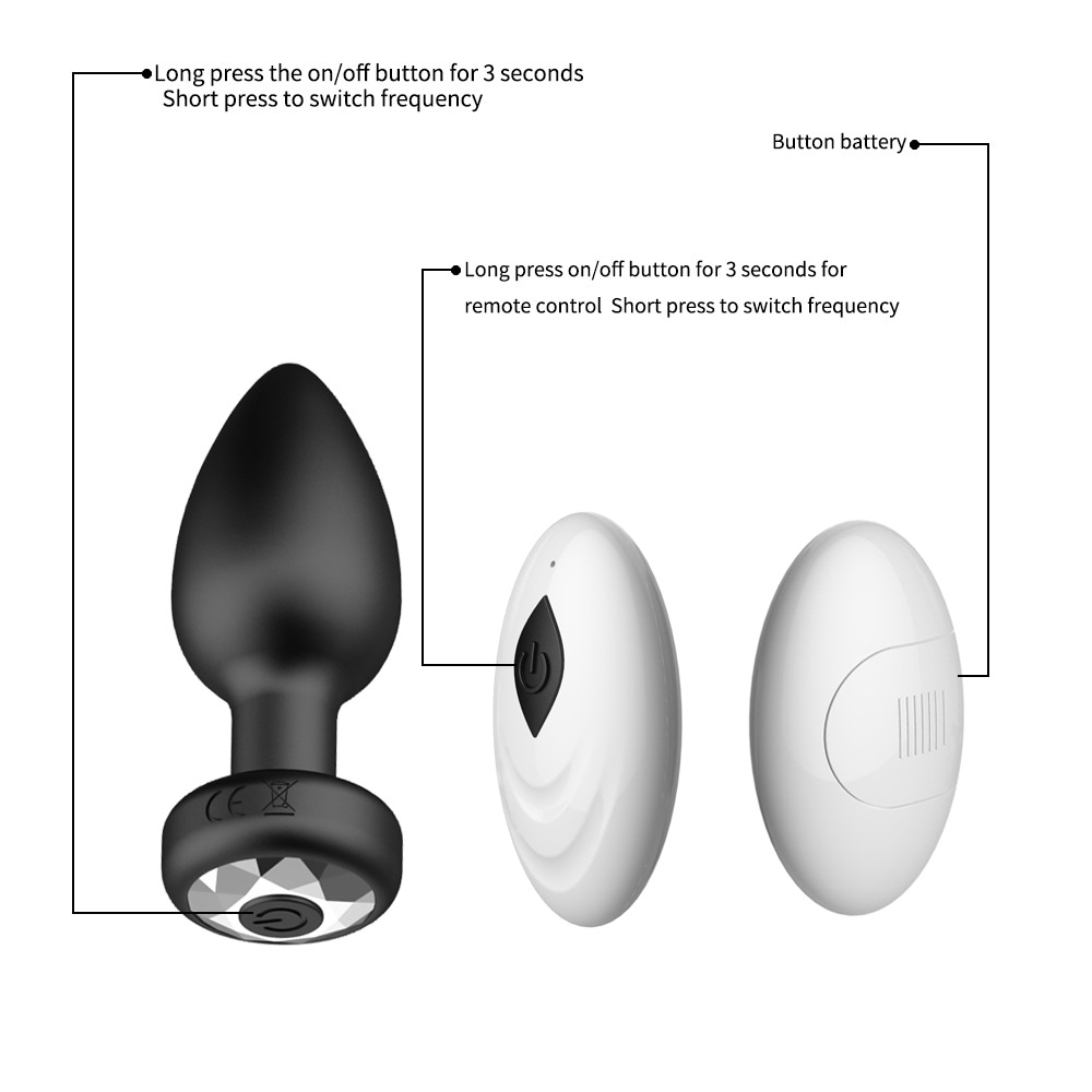Plug Anal em Silicone e Vibração Controle Remoto - YOUVIBE - Imagem 5