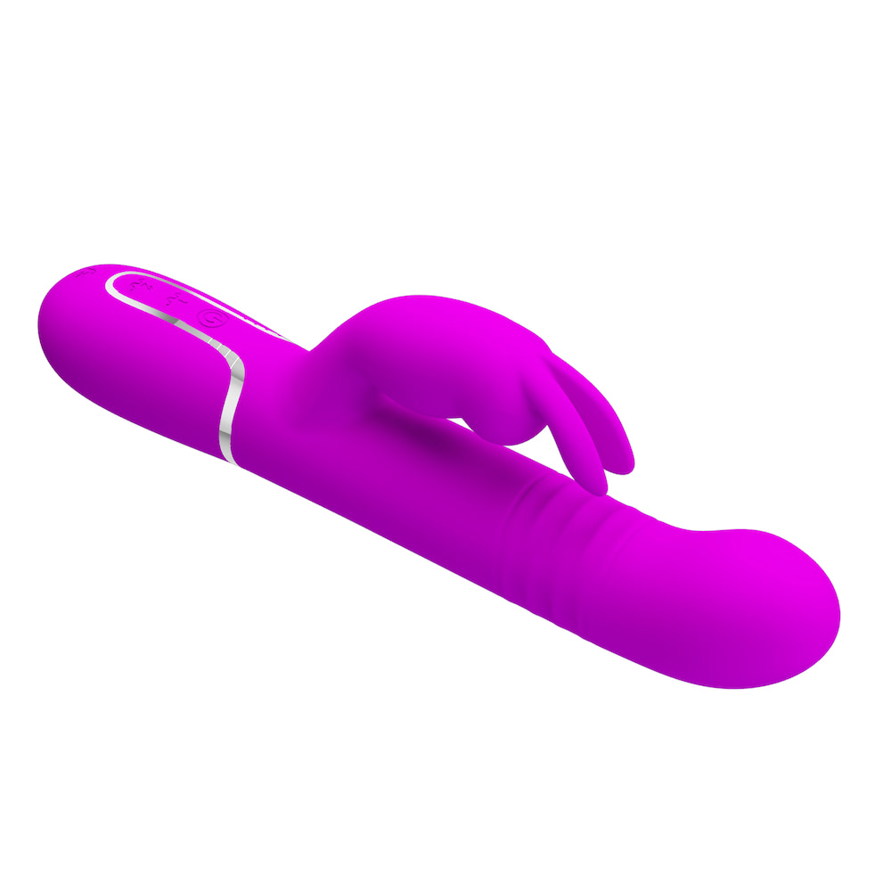 Vibrador Rabbit Vai e Vem 4 in 1 - 7 Vibrações PRETTY LOVE - Imagem 6