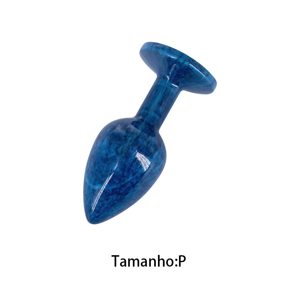Plug Anal de Luxo Pedra Acrílico Nova tecnologia Tamanho P - Imagem 4