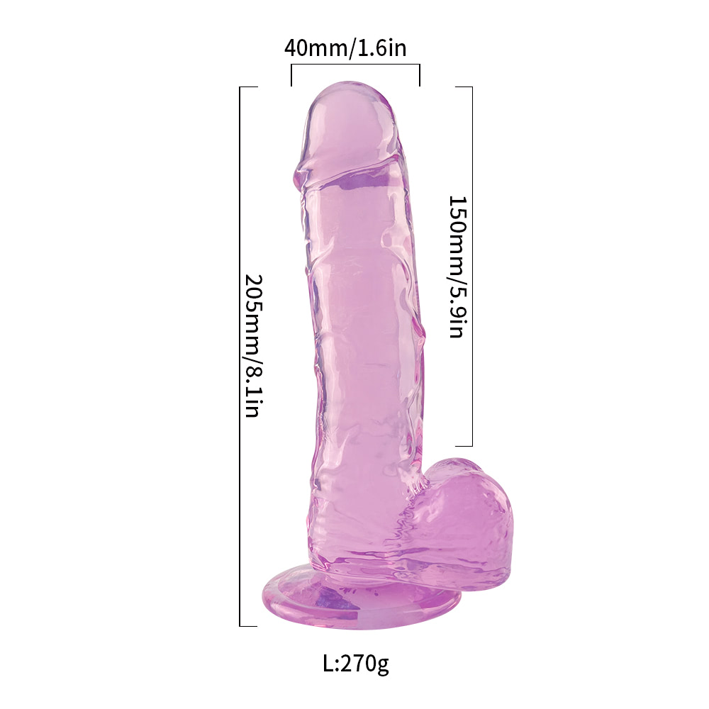 Pênis Realístico Dildo Consolo 20,5x4cm Ventosa - YOUVIBE - Imagem 2