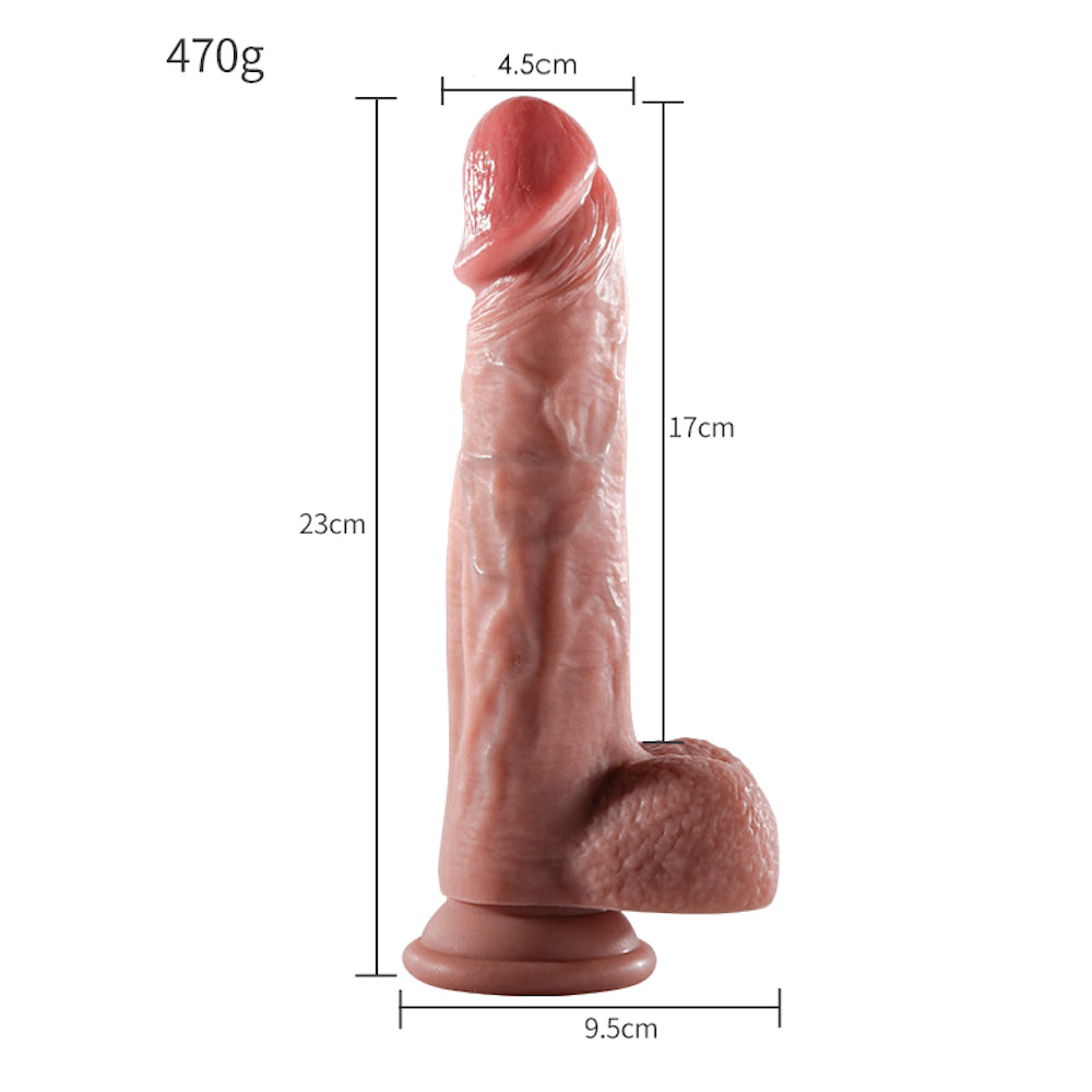Pênis Realístico com Ventosa - 23x4,5 cm - YOUVIBE Sex shop - Imagem 4