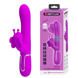 Vibrador Ponto G 4 in 1 - com 7 Vibrações PRETTY LOVE