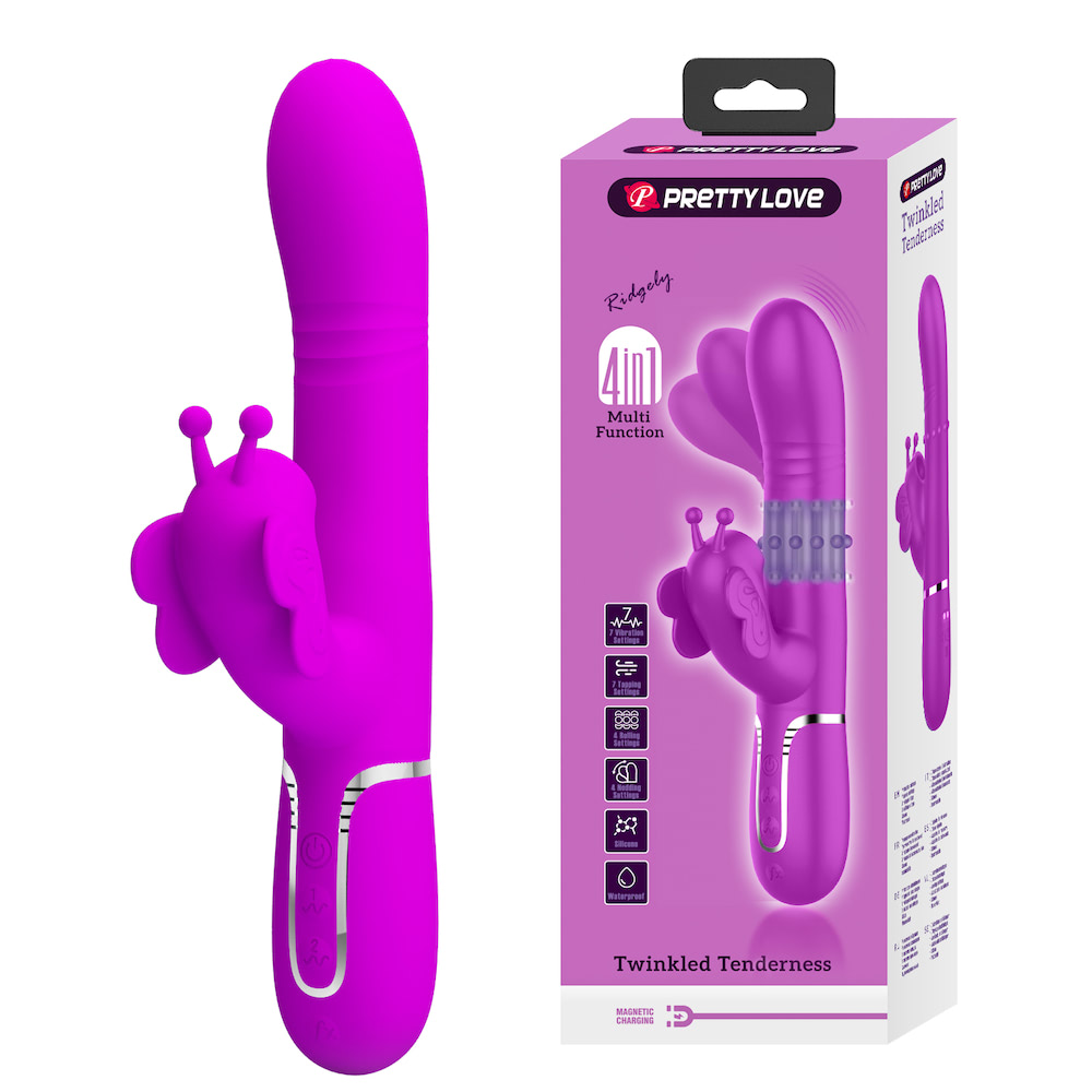 Vibrador Ponto G 4 in 1 - com 7 Vibrações PRETTY LOVE