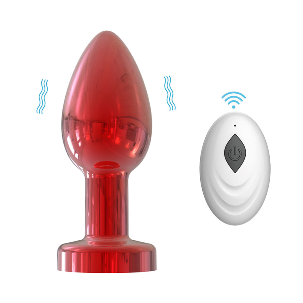 Plug Anal Cromado Cores Controle Remoto sem Fio - YOUVIBE - Imagem 9