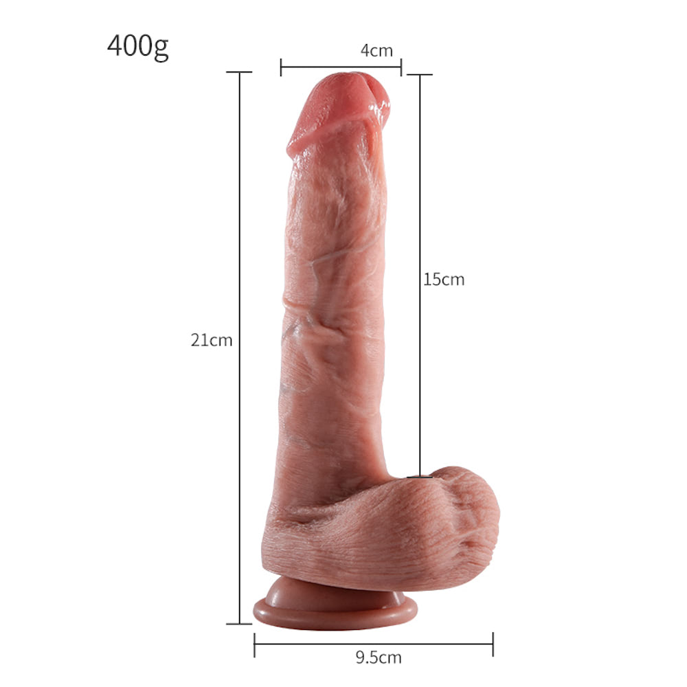 Pênis Realístico com Ventosa - 21x4cm - YOUVIBE Sex shop - Imagem 3