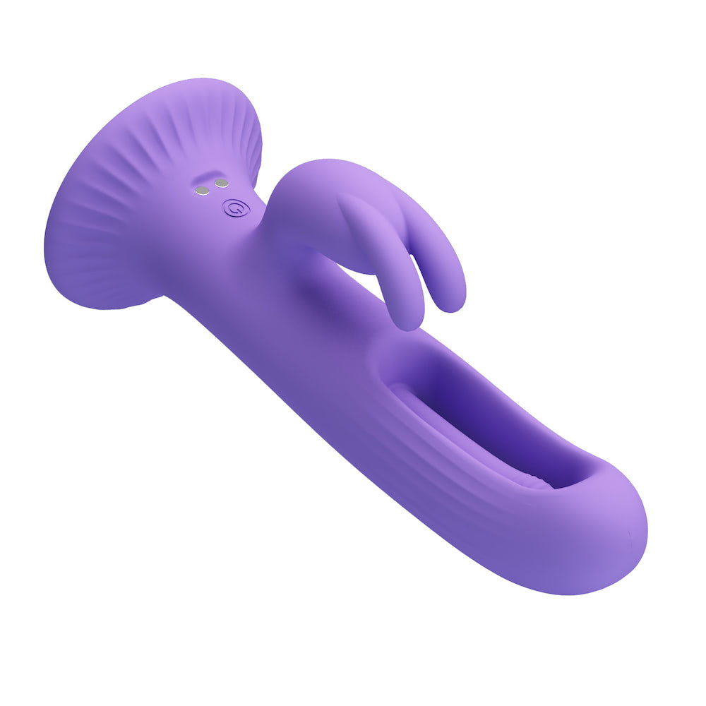 Vibrador Ponto G com ventosa coelho - Killmoulis PRETTY LOVE - Imagem 3