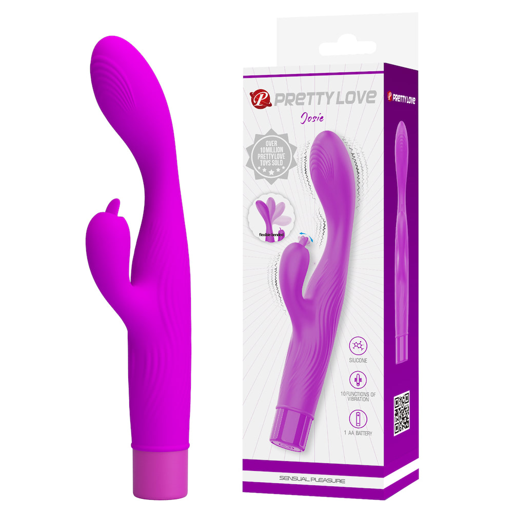 Vibrador Ponto G e Estimulador vibração - Josie PRETTY LOVE