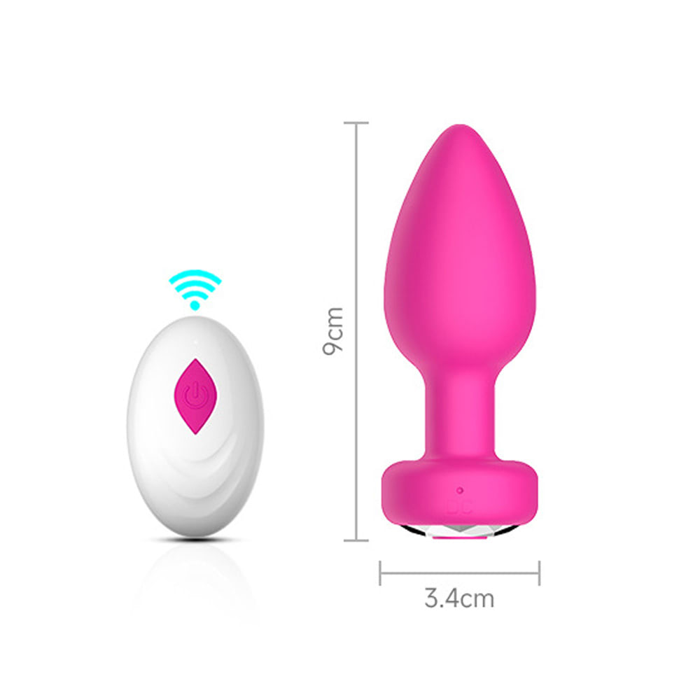 Plug Anal em Silicone e Vibração Controle Remoto - YOUVIBE - Imagem 3