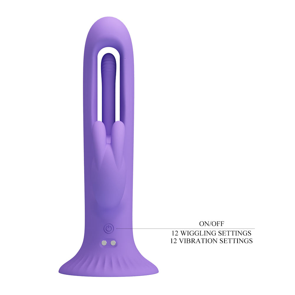 Vibrador Ponto G com ventosa coelho - Killmoulis PRETTY LOVE - Imagem 8