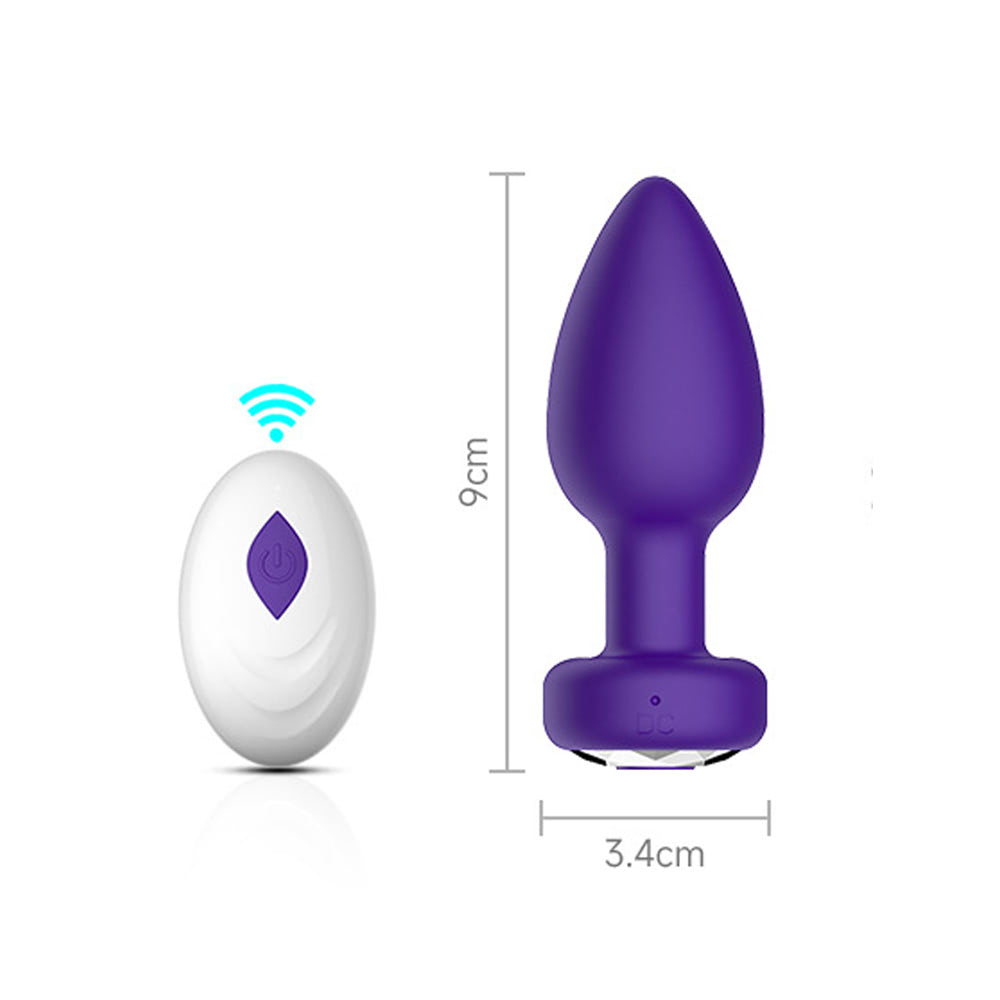 Plug Anal em Silicone e Vibração Controle Remoto - YOUVIBE - Imagem 10