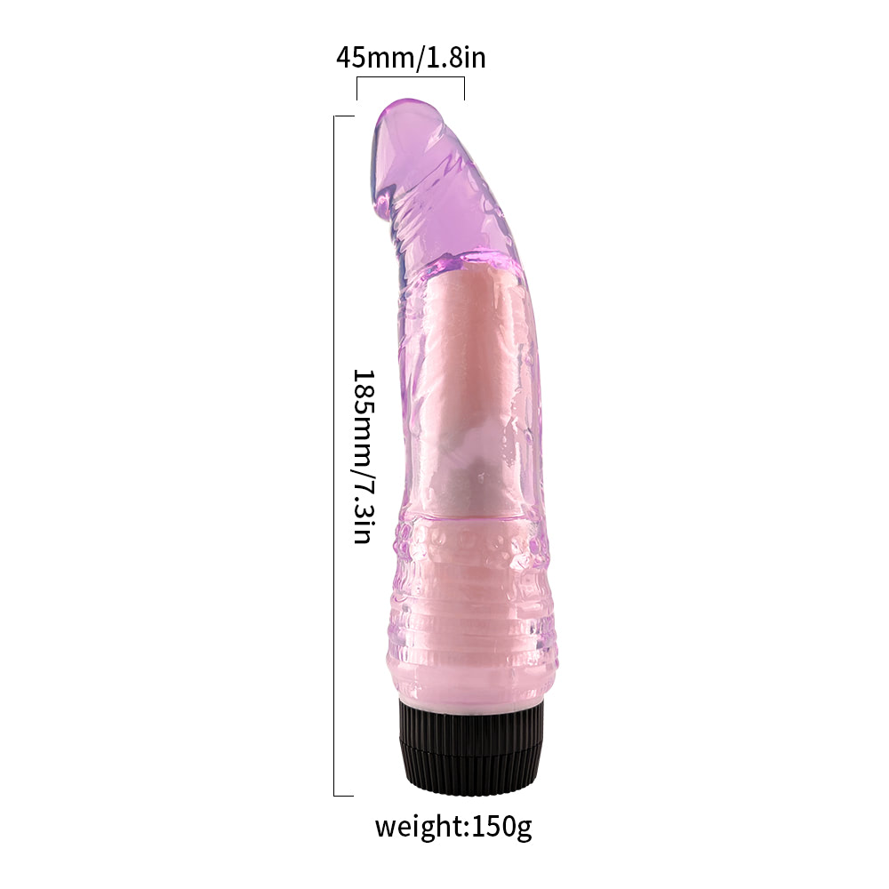 Pênis Curvo Realístico 19x4,3cm Vibrador - YOUVIBE Sex shop - Imagem 6