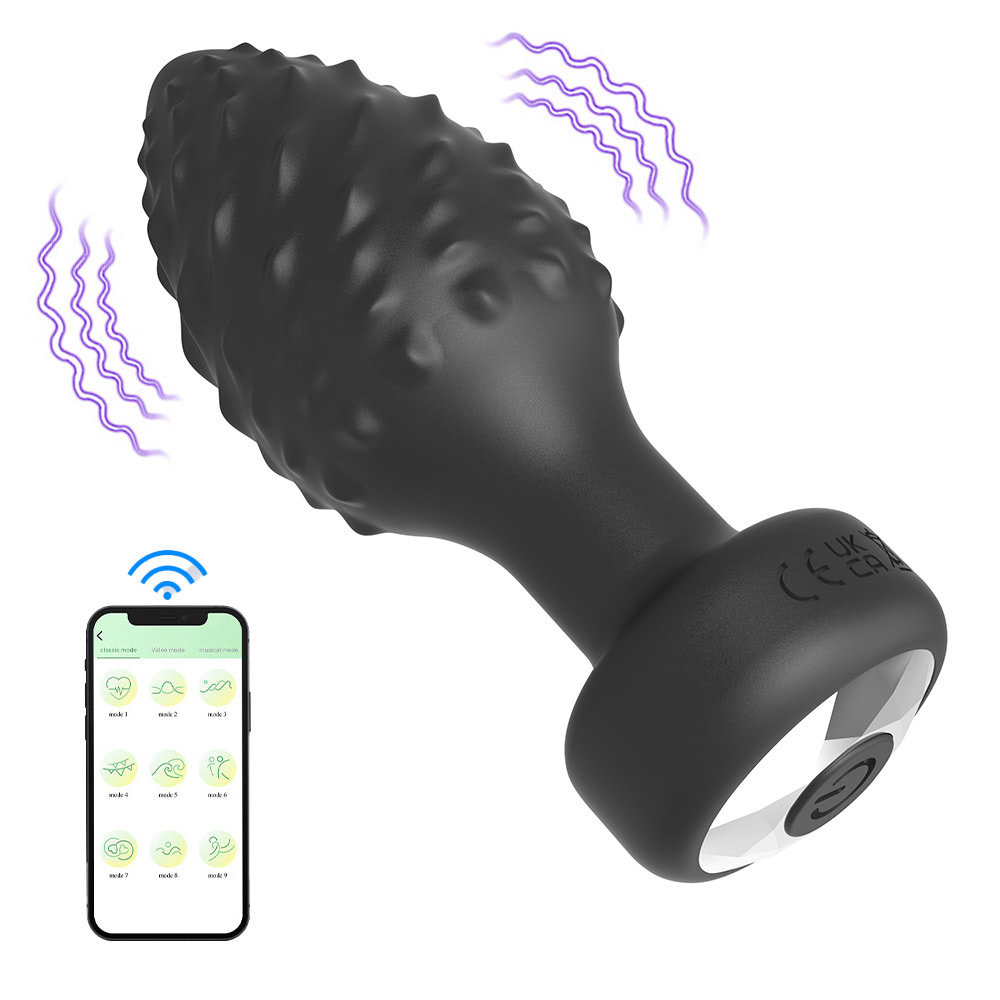 Plug Anal Silicone 10 Vibração e Controle Aplicativo YOUVIBE - Imagem 7