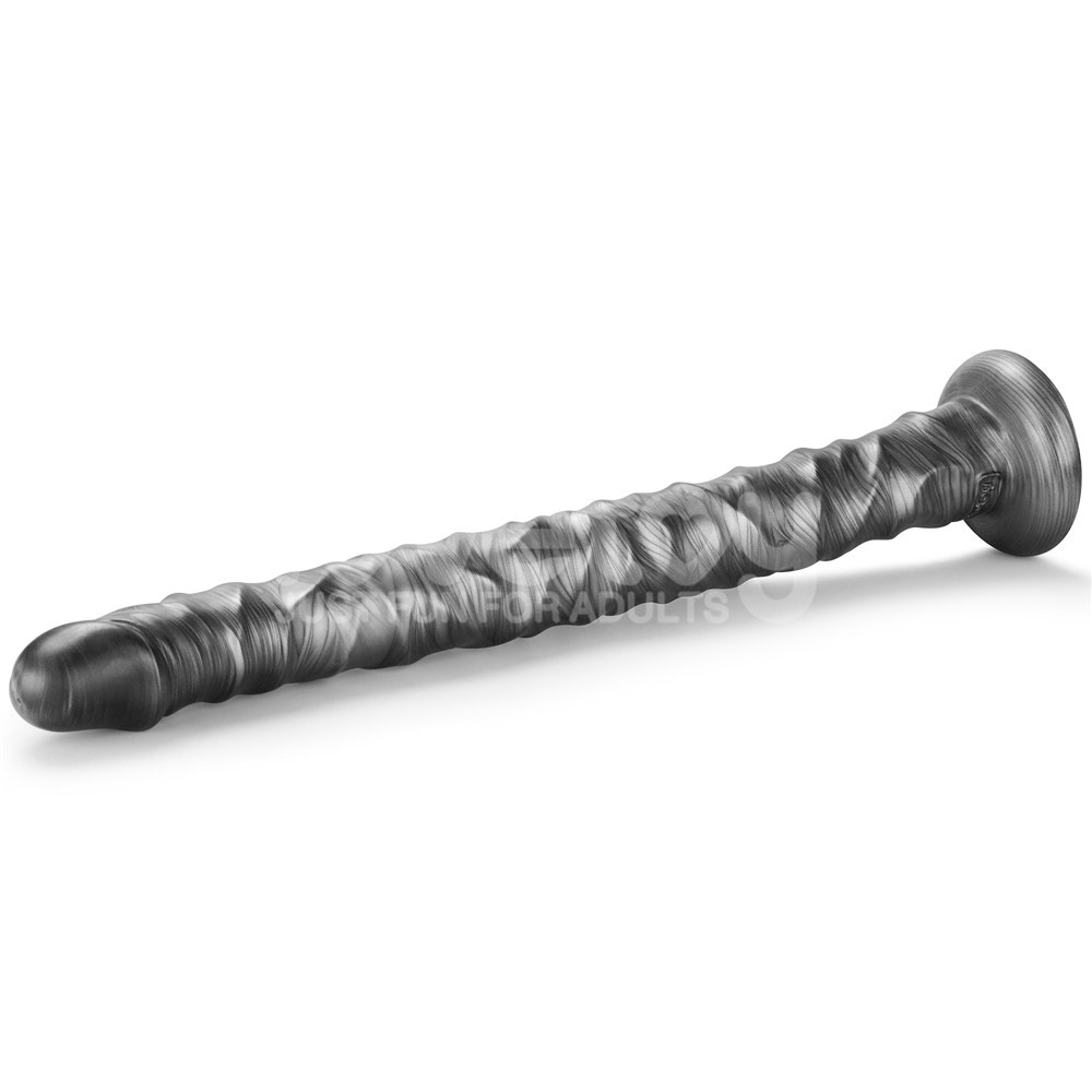 Vibrador flexível Grande 40,8x4,4 cm com Vibrax Slider - Imagem 8