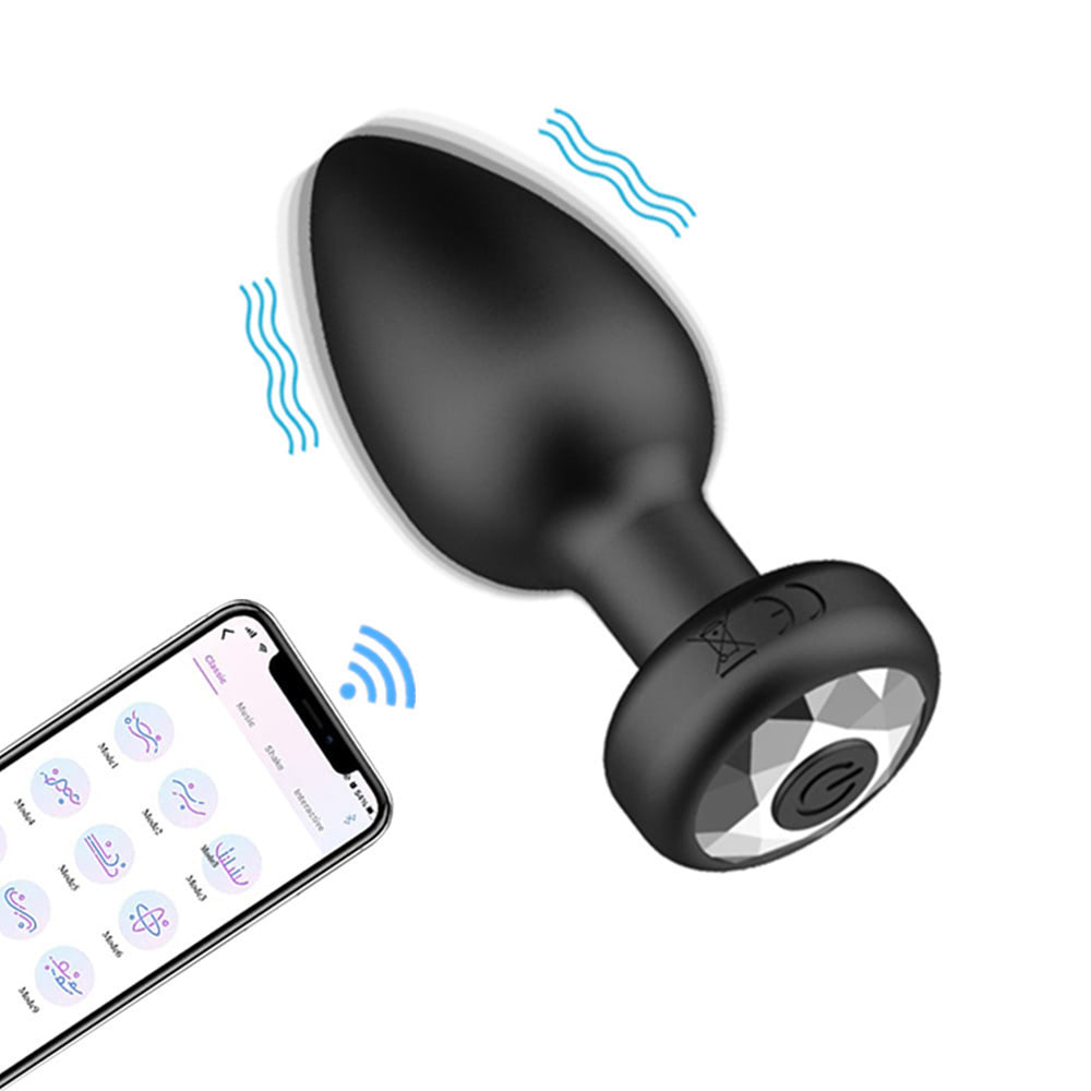 Plug Anal Silicone Vibração e Controle Aplicativo - YOUVIBE - Imagem 2