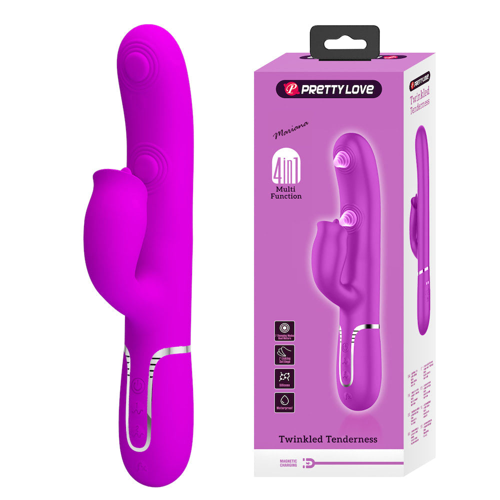 Vibrador de Ponto G multi funções - 7 Vibrações PRETTY LOVE - Imagem 8