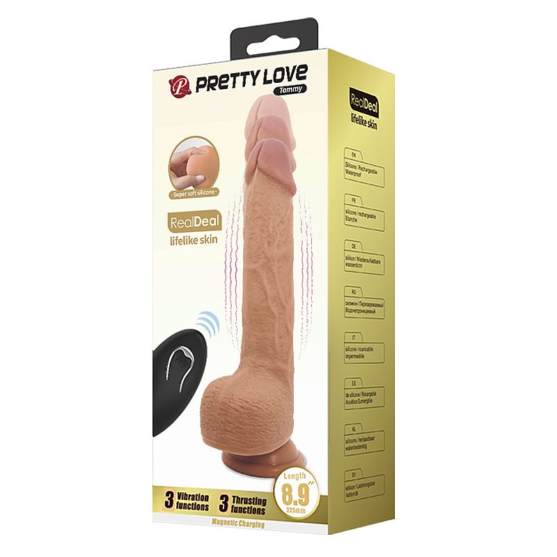 Pênis Realístico com Vai e vem - RealDeal - 22,5x4,2 - BAILE - Imagem 5