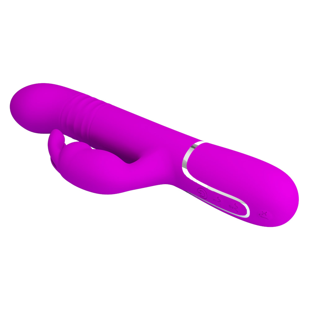 Vibrador Rabbit Vai e Vem 4 in 1 - 7 Vibrações PRETTY LOVE - Imagem 8