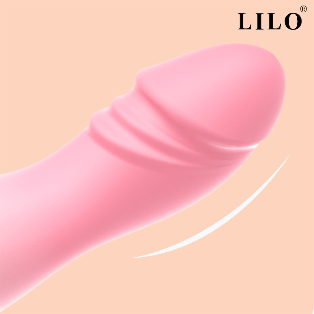 Dildo formato de Pênis em Silicone Líquido - 16x3,5cm Lilo - Imagem 5