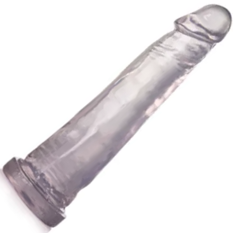 Pênis Realística - 10 Pol - 18,5x4,5cm Translucida - Sexshop - Imagem 2