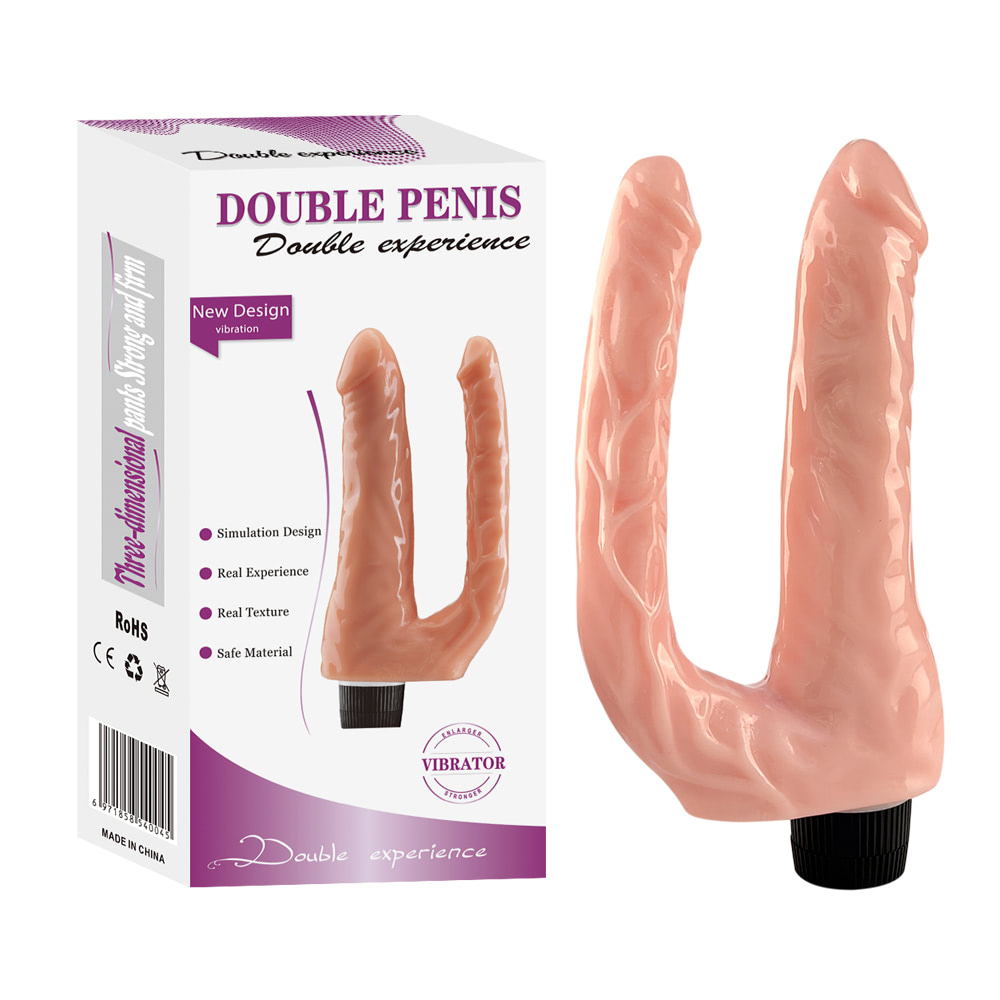 Pênis Duplo 21.5x4,5cm com Vibrador - YOUVIBE Sex shop - Imagem 3