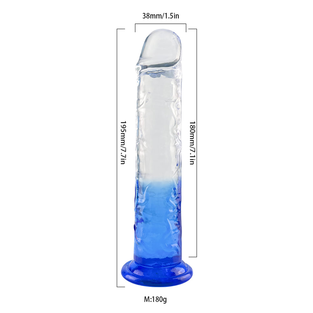 Pênis Realístico 19,5x3,8cm com Ventosa - YOUVIBE Cores - Imagem 2
