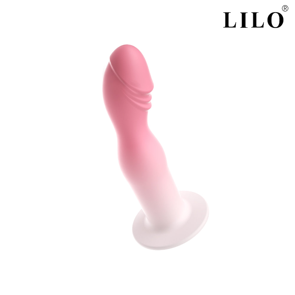 Dildo formato de Pênis em Silicone Líquido - 16x3,5cm Lilo - Imagem 4