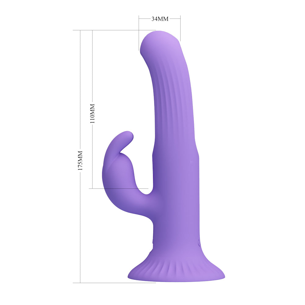 Vibrador Ponto G com ventosa coelho - Killmoulis PRETTY LOVE - Imagem 7