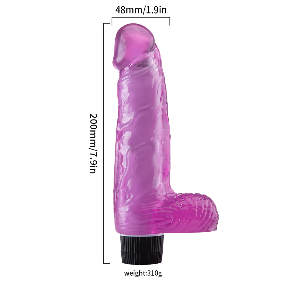 Pênis Realístico 20x4,8 cm com Vibrador - YOUVIBE Sex shop - Imagem 8