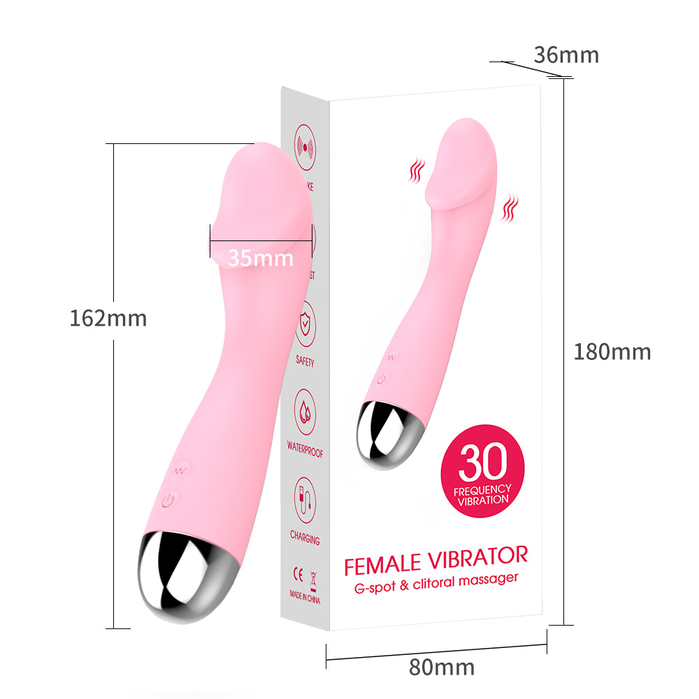 Vibrador Ponto G - formato de pênis com 30 modos de vibração - Imagem 2