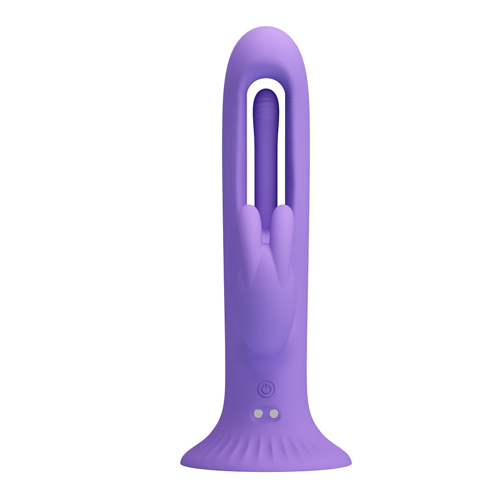 Vibrador Ponto G com ventosa coelho - Killmoulis PRETTY LOVE - Imagem 4