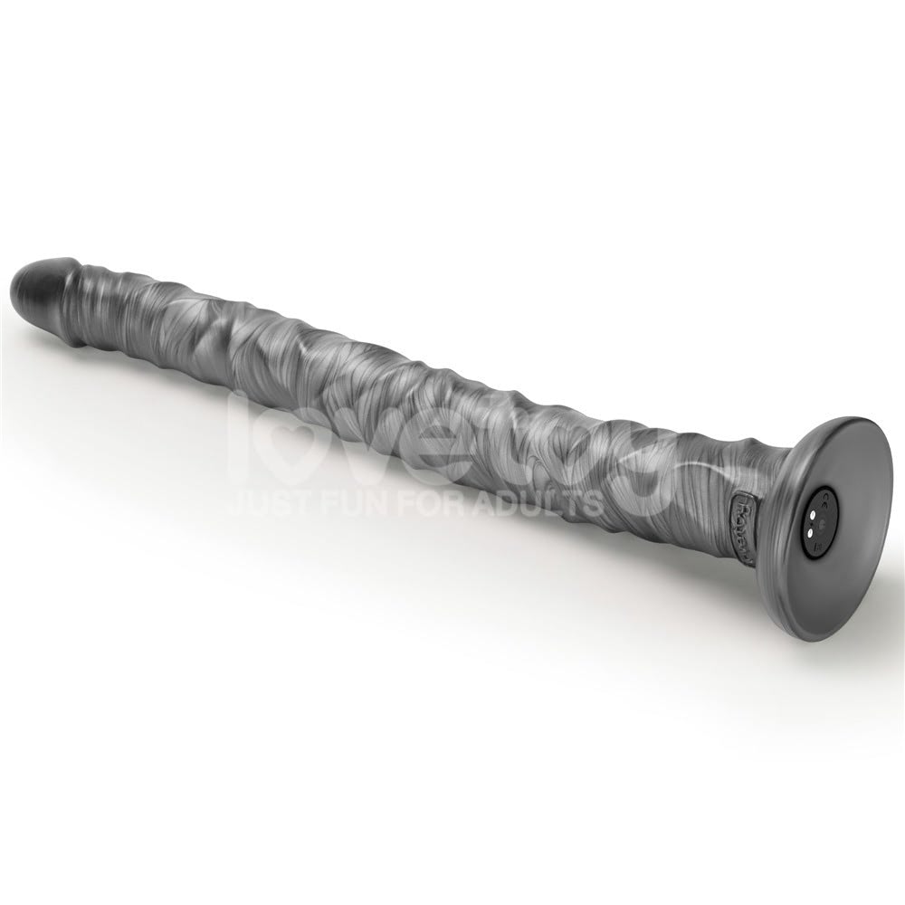 Vibrador flexível Grande 40,8x4,4 cm com Vibrax Slider - Imagem 6