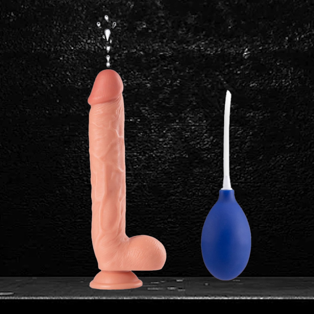 Pênis Ejaculador com Escroto 26x4,5cm - YOUVIBE - Sex shop - Imagem 3