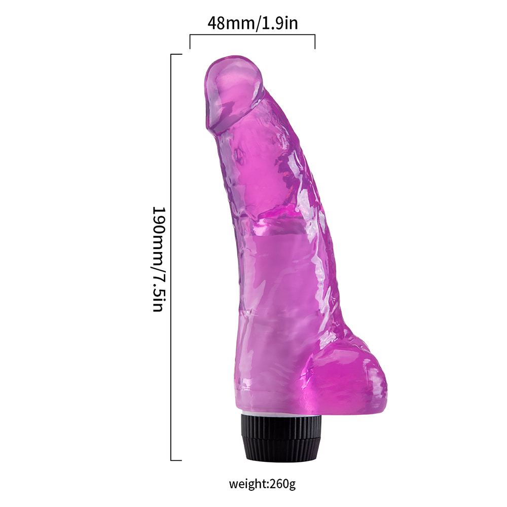 Pênis Realístico 19x4,8 cm com Vibrador - YOUVIBE Sex shop - Imagem 6