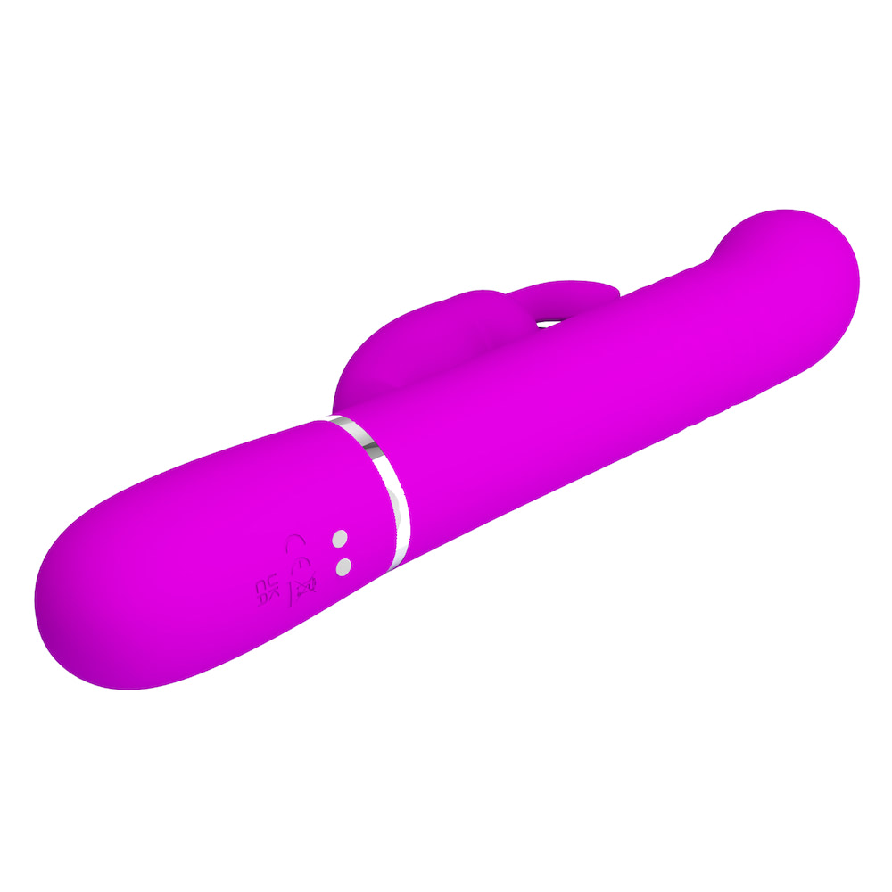 Vibrador Rabbit Vai e Vem 4 in 1 - 7 Vibrações PRETTY LOVE - Imagem 9