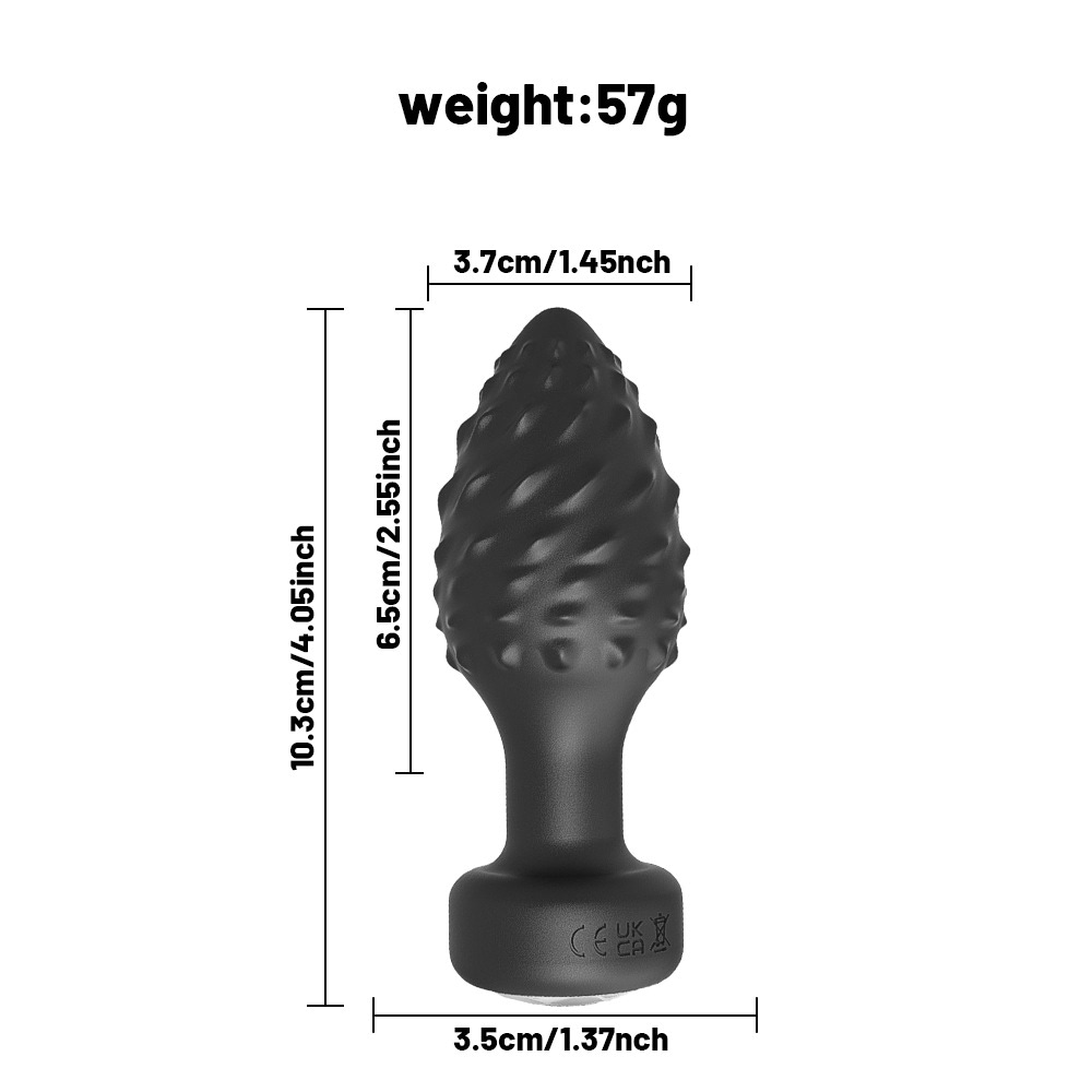 Plug Anal Silicone 10 Vibração e Controle Aplicativo YOUVIBE - Imagem 9
