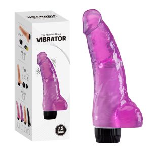 Pênis Realístico 19x4,8 cm com Vibrador - YOUVIBE Sex shop