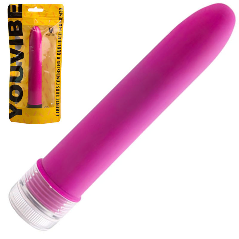 Vibrador Personal 13,5 cm, Multivelocidade e Textura Aveludada