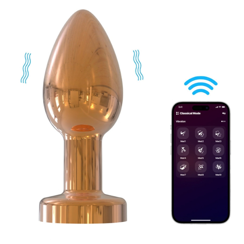 Plug Anal Cromado Vibração e Controle Aplicativo - YOUVIBE - Imagem 6