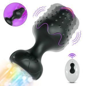 Plug Anal Silicone Luz Led e Controle Remoto sem - YOUVIBE