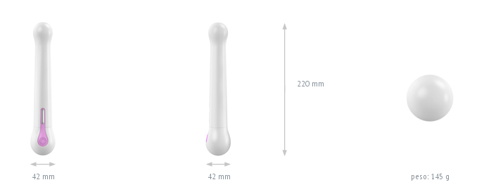 Vibrador F2 - White Pink - OVO LifeStyle - Sex shop - Imagem 5