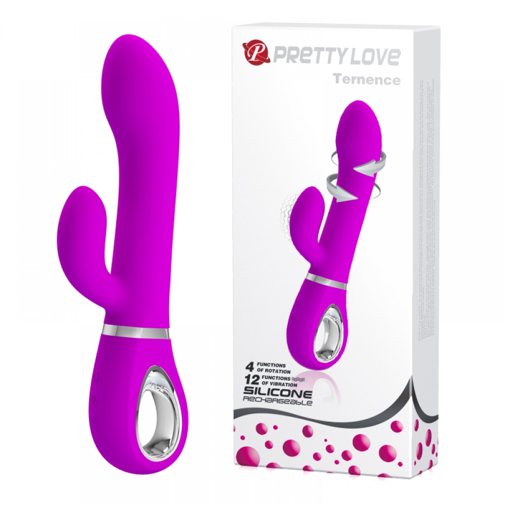 Vibrador Rotativo Rotação e 4 Vibração PRETTY LOVE TERNENCE