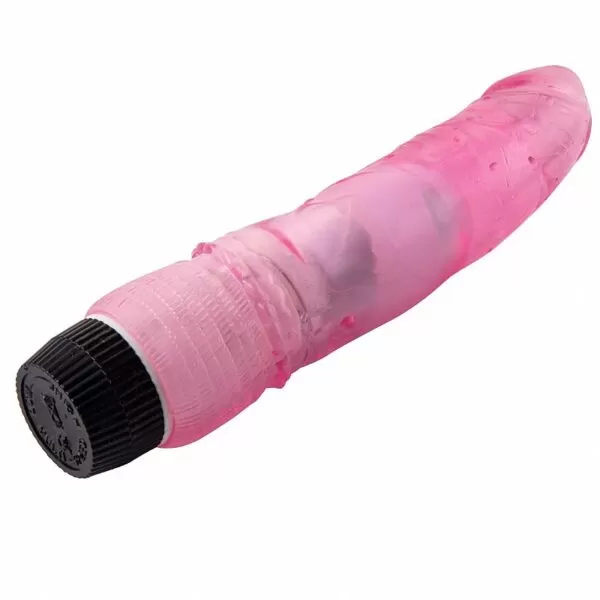 Pênis Rosa Ponto G Curvo com Vibrador - Maig Sex shop - Image 7