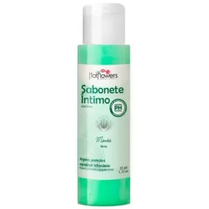 Sabonete Íntimo Menta 35ml Hot Flowers - Sexshop